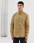 Nudie Jeans Co Henry One Pocket Shirt In Sand-tan