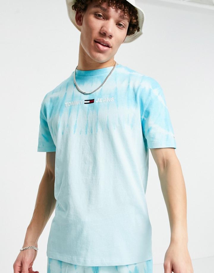 Tommy Jeans Tie Dye T-shirt-blues