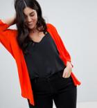 Asos Design Curve Kimono - Orange