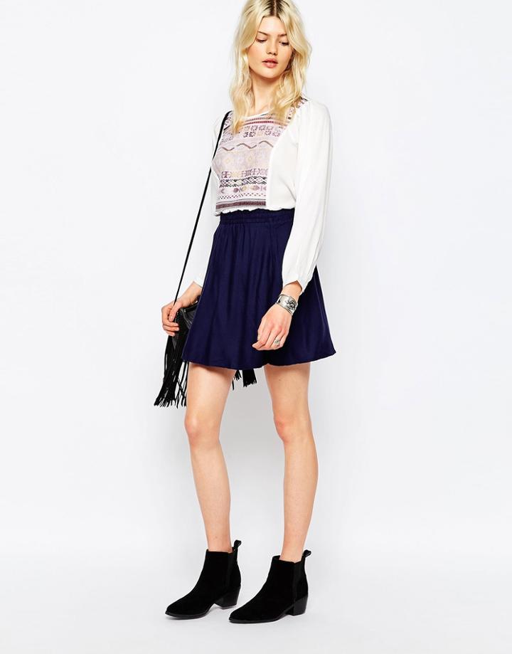 Only Magusti Skater Skirt - Peatcoat