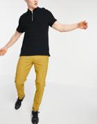 Asos Design Skinny Smart Pants In Light Camel-neutral