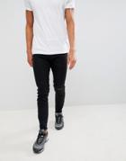 Only & Sons Raw Hem Jeans - Black