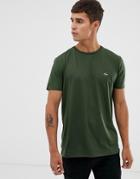 Lacoste Logo Crew Neck T-shirt In Dark Green