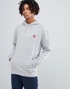 Wood Wood Ian Hoodie With Small Logo In Gray - Gray