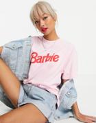 Skinnydip X Barbie Oversized T-shirt In Pink