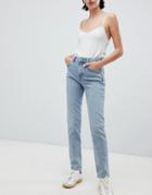 Weekday Way High Waist Skinny Jeans In Blue - Blue
