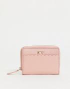 Paul Costelloe Leather Wallet In Light Pink