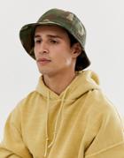 Herschel Supply Co Cooperman Bucket Hat In Camo Print - Multi