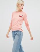 Love Moschino Bow Sweater - Pink