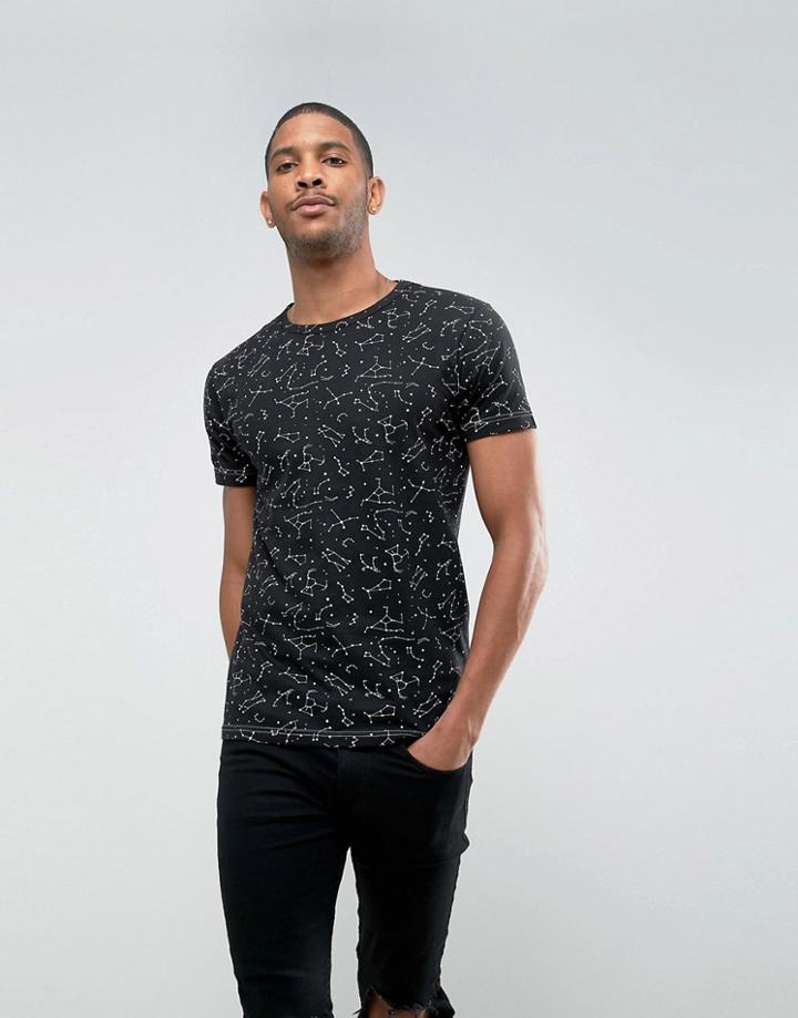 D-struct Constellation T-shirt - Black