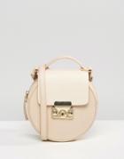 Miss Selfridge Circular Cross Body Bag - Beige