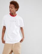 Fairplay Rainbow Logo Ringer T-shirt In White - White