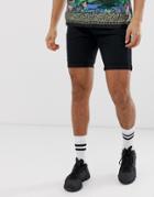 New Look Slim Fit Chino Shorts In Black - Black