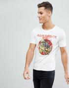 Only & Sons Iron Maiden T-shirt - White