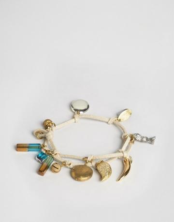 Sam Ubhi Wrap Around Bracelet With Charms - Multi
