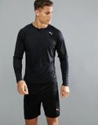 Puma Running Long Sleeve Top In Black 51501001 - Black