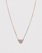 Ted Baker Pave Crystal Heart Pendant Necklace - Gold