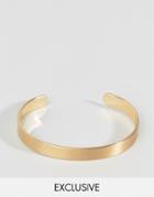 Designb London Cuff Bracelet In Gold Exclsuive To Asos - Gold