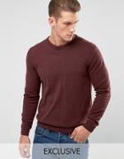 Only & Sons Knitted Sweater In 100% Cotton - Black