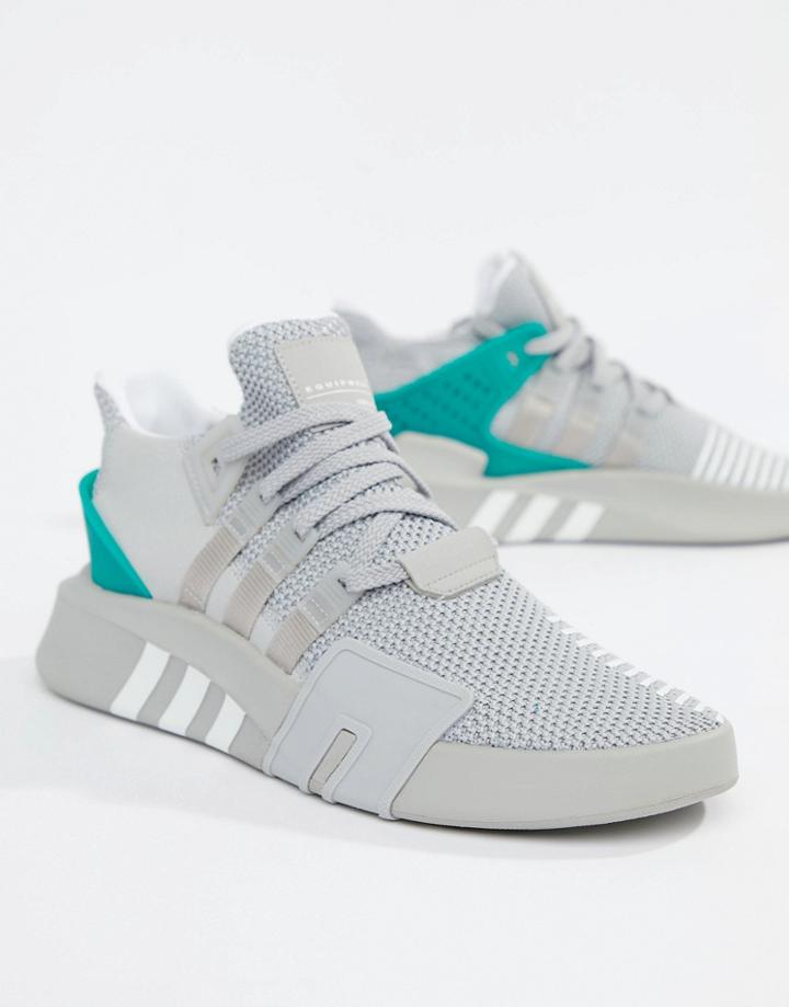 Adidas Originals Eqt Bask Adv Sneakers In Gray B37514