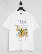 Pull & Bear Space Jam T-shirt With Back Print In White Set