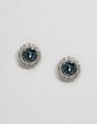 Ted Baker Crystal Daisy Stud Earrings - Silver