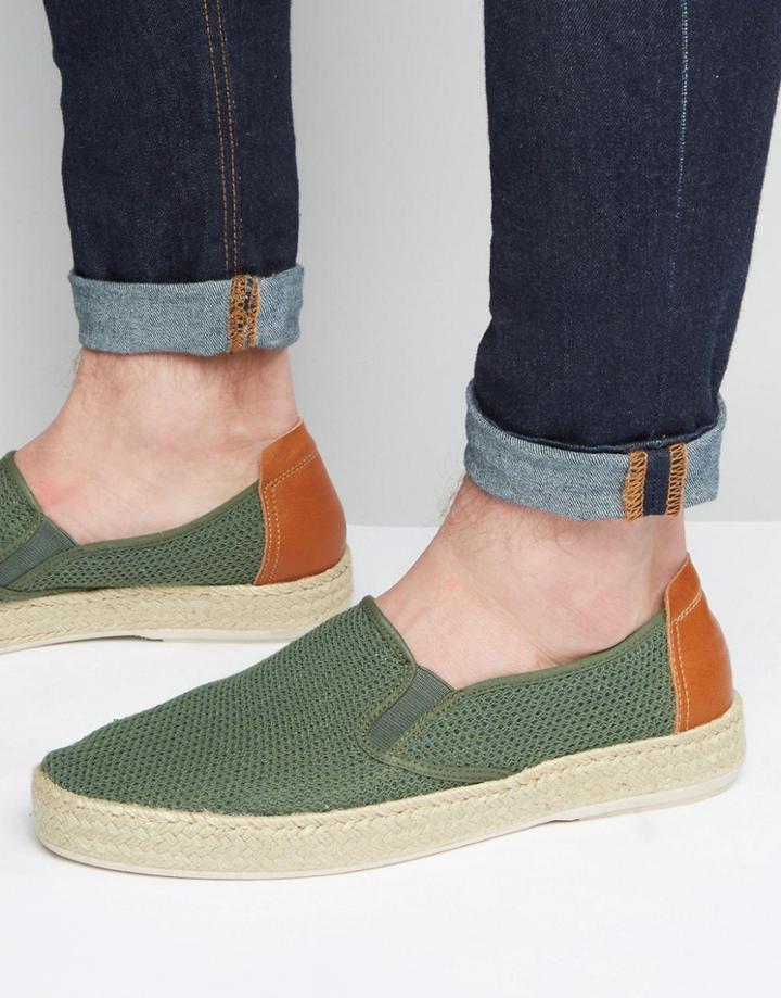 Aldo Lovilia Woven Espadrilles - Green