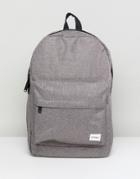 Spiral Crosshatch Backpack In Charcoal - Gray