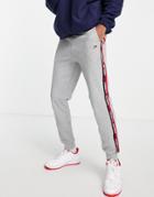 Tommy Hilfiger Performance Sweatpants With Taping In Gray