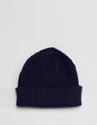 Gregorys Ribbed Beanie Navy - Navy