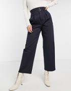 & Other Stories Wide Leg Pants In Navy