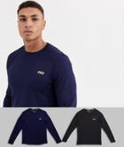 Asos 4505 Icon Training Long Sleeve T-shirt 2 Pack Save