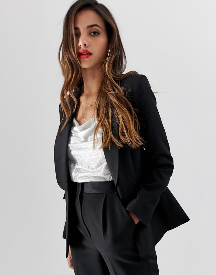 Asos Design Tux Suit Blazer - Black