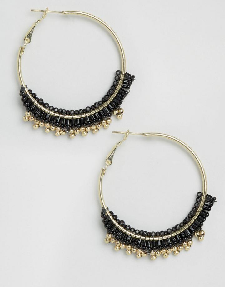 Pieces Pina Hoop Earrings - Gold