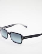 Ray-ban Unisex Benji Square Sunglasses In Black 0rb2189