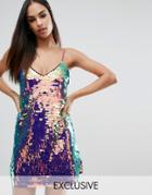 Missguided Exclusive Disk Sequin Cami Dress - Multi