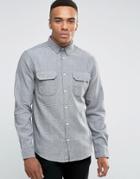 New Look Shirt With Long Sleeves And Grandad Collar In Regular Fit - G