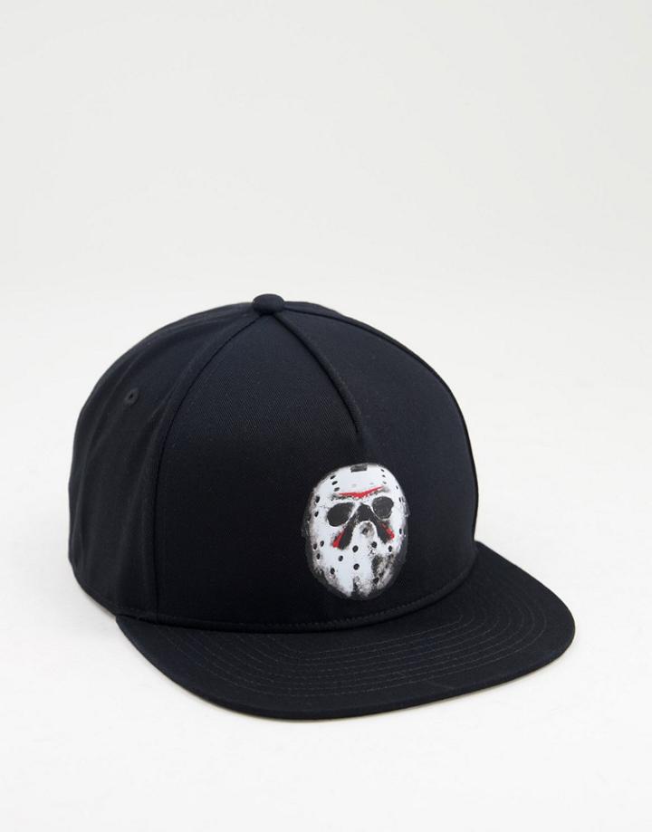 Vans X Friday The 13th Terror Snapback Cap In Black