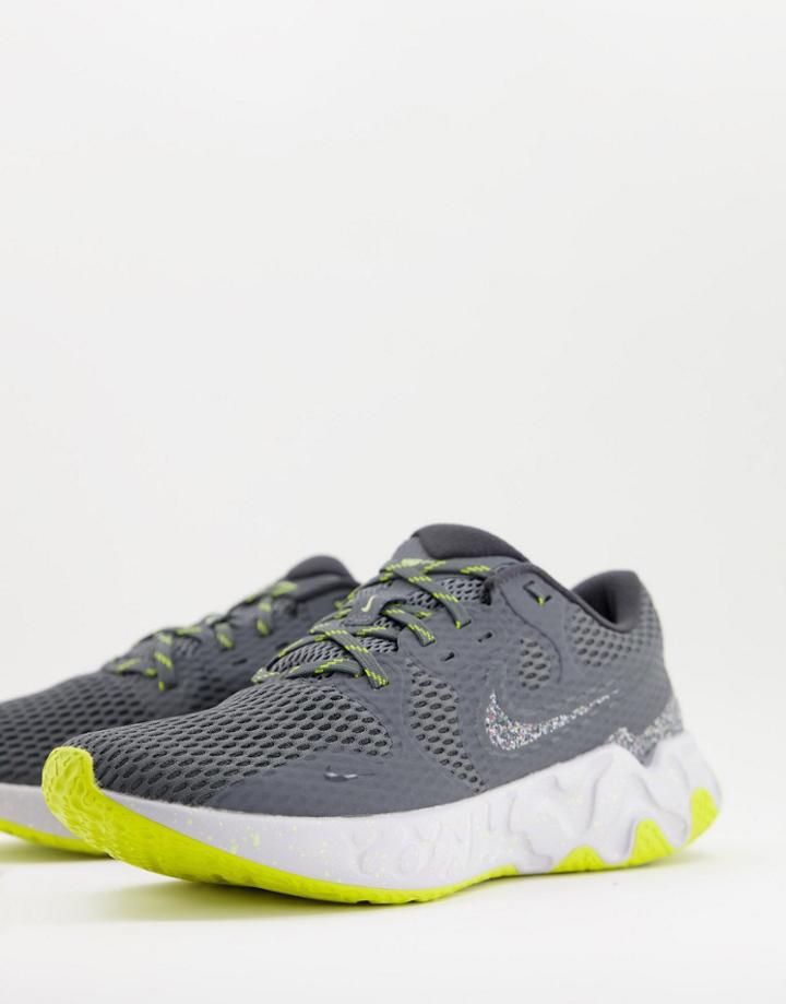 Nike Running Premium Renew Ride 2 Sneakers In Gray-grey