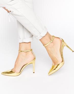 Asos Prompt High Heels - Gold