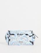 Skinnydip Clear Make Up Bag With Blue Dolphin Print