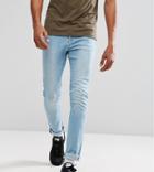 Brooklyn Supply Co Light Wash Jeans In Skinny Fit - Blue