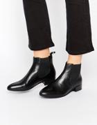 Vagabond Black Leather Chelsea Boots - Black
