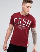 Crosshatch Logo T-shirt - Red