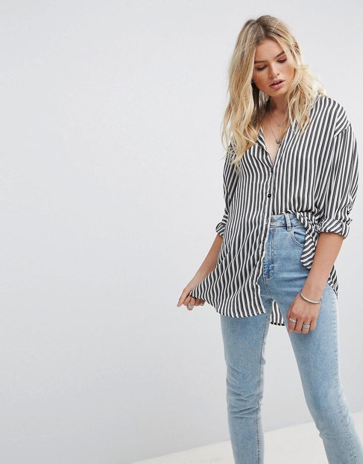 None The Richer Jagger Silk Blend Shirt - White