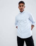 Produkt Basic Oxford Shirt In Slim Fit - Blue