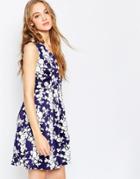 Poppy Lux Sadirah Fit And Flare Dress