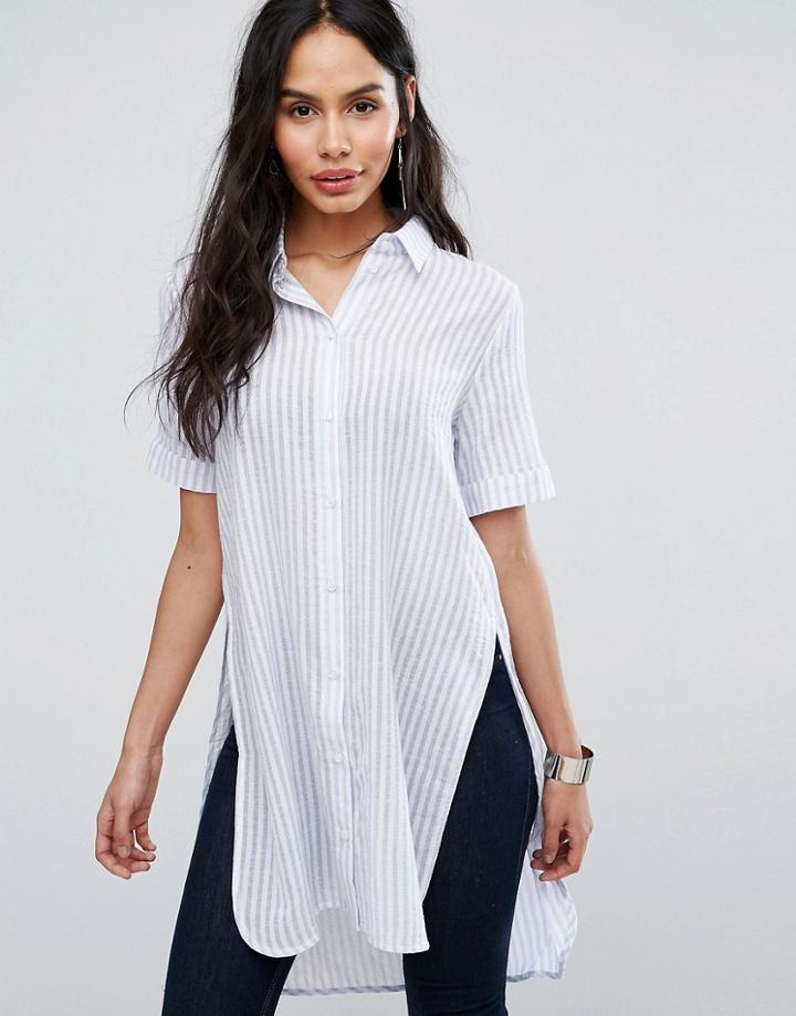 B.young Striped Tunic - Blue