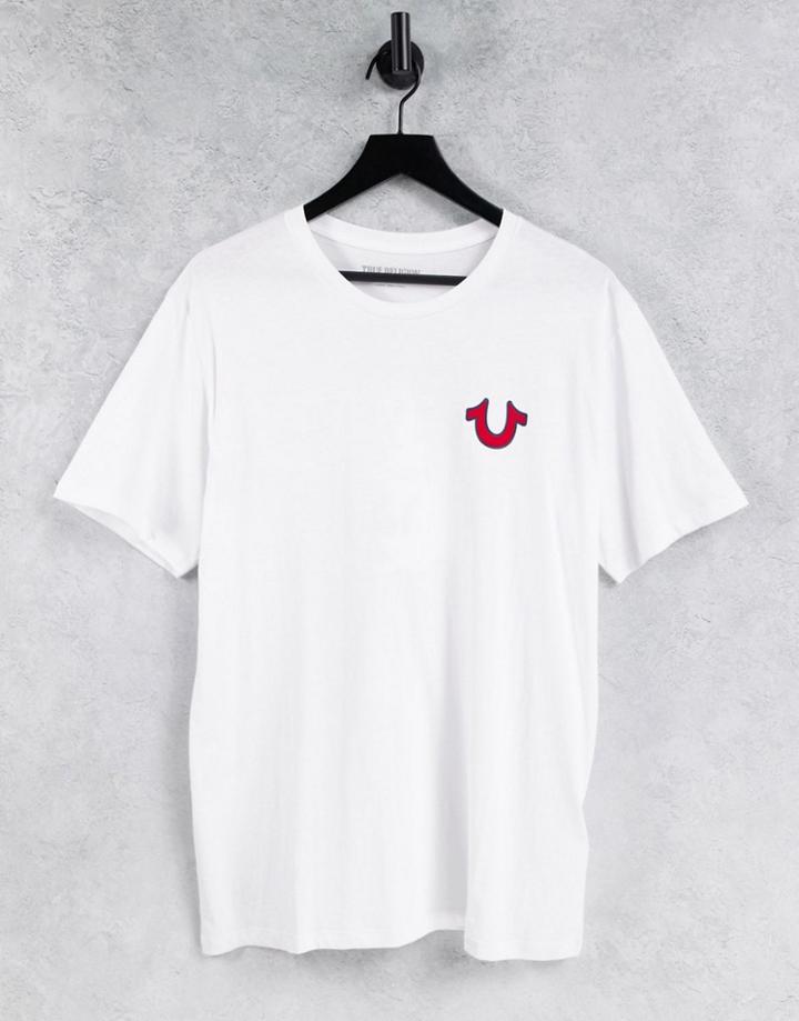 True Religion Buddha Logo Crew Neck T-shirt-white