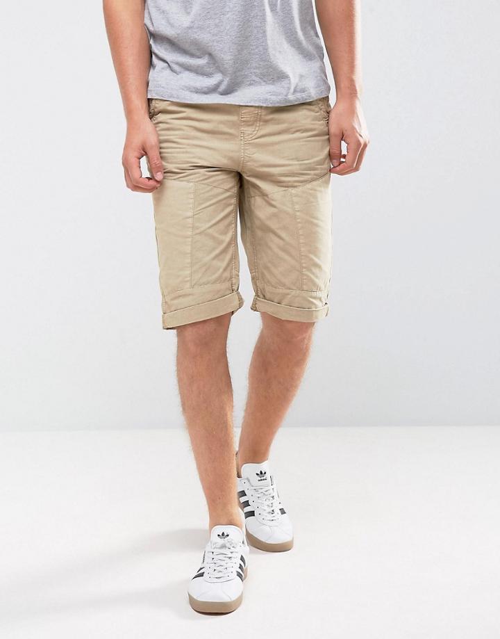 Loyalty And Faith Drawstring Shorts - Beige